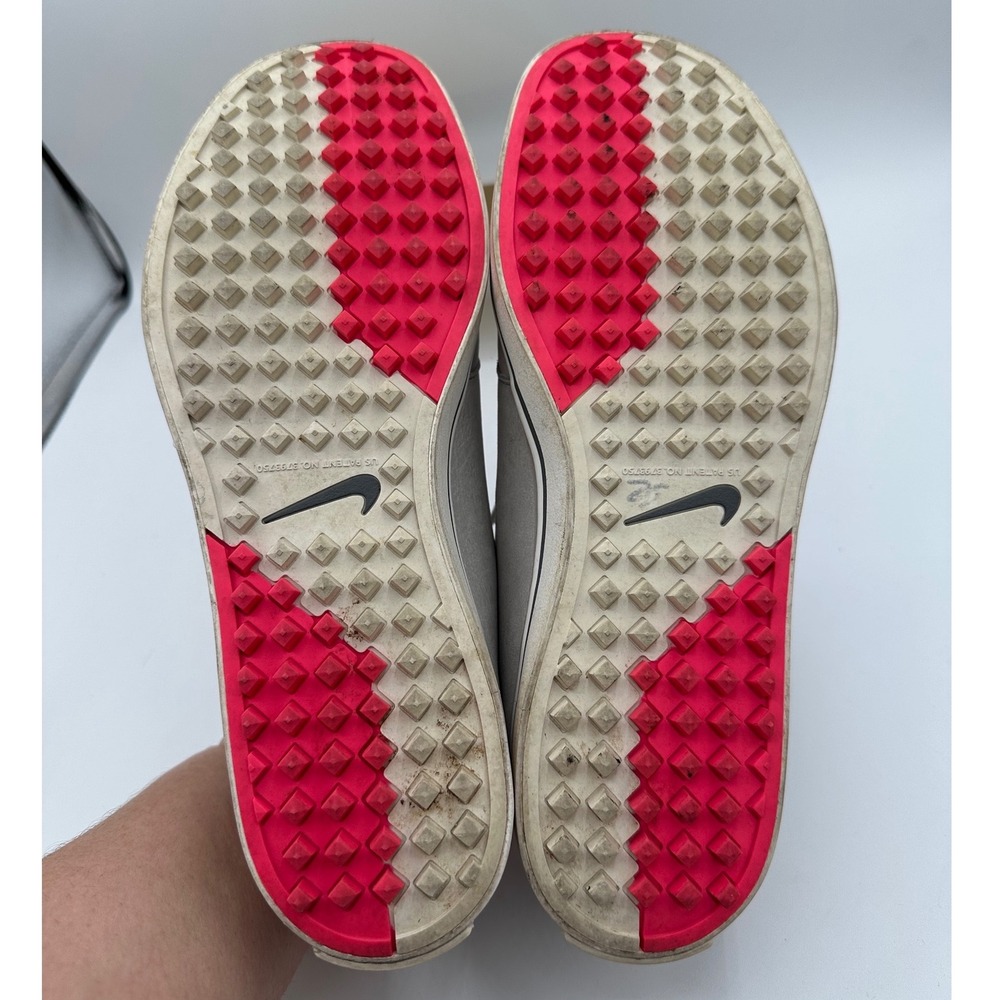 NIKE Women's Lunar Adapt Golf Shoes Pure Platinum/Hyper Pink Grey/Pink | 8 - Picture 11 of 11